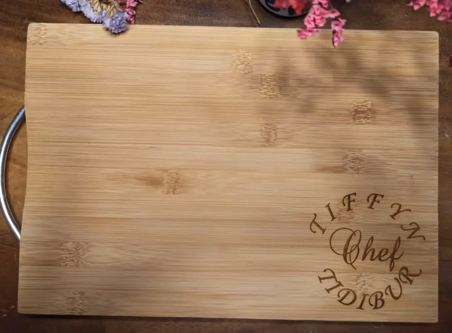 Personalized chopping board