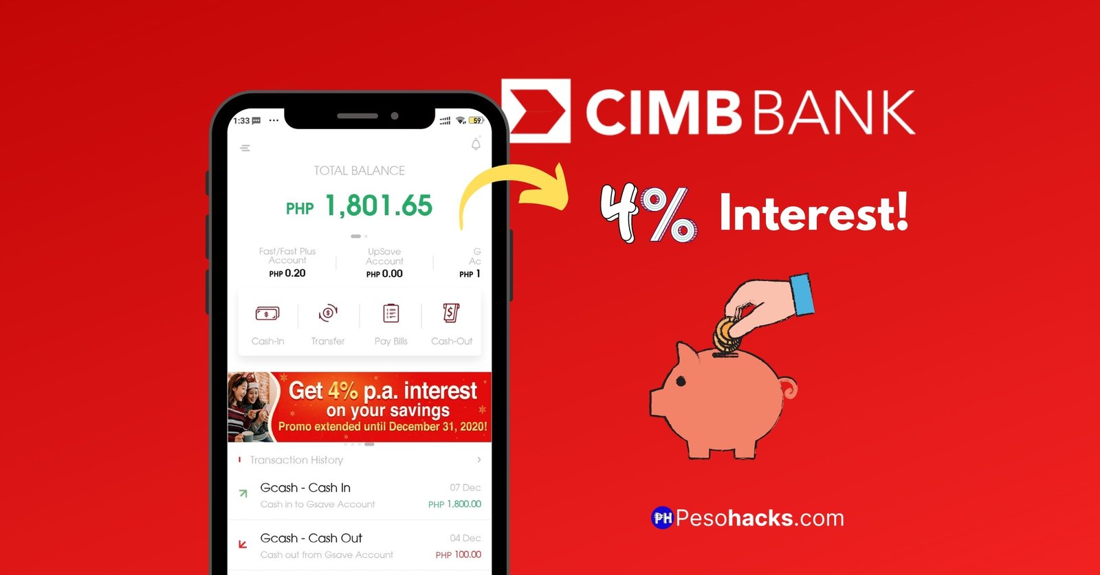 Cimb Bank Review Earn Up To 4 Interest Rate Peso Hacks