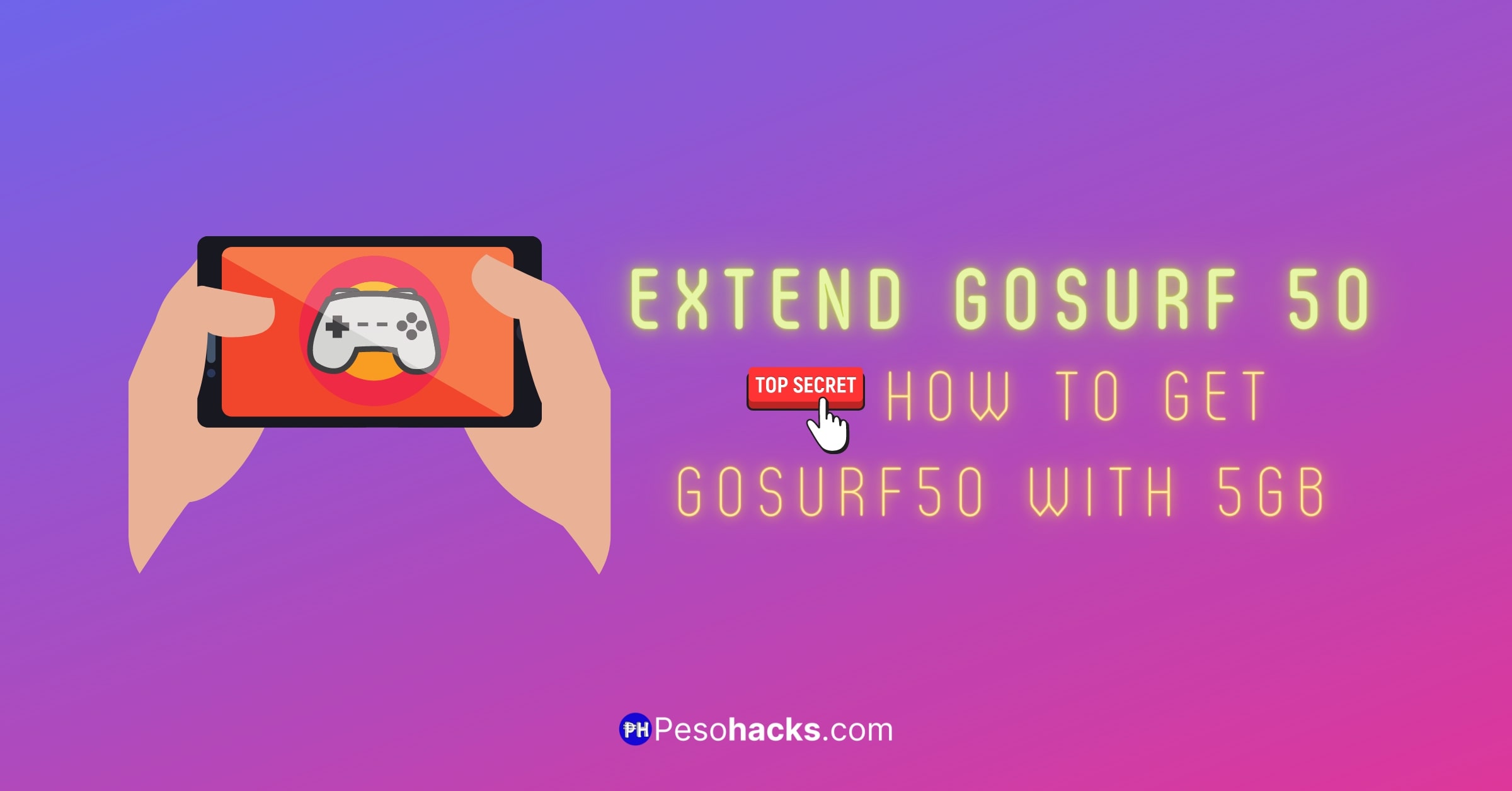 How to extend gosurf50