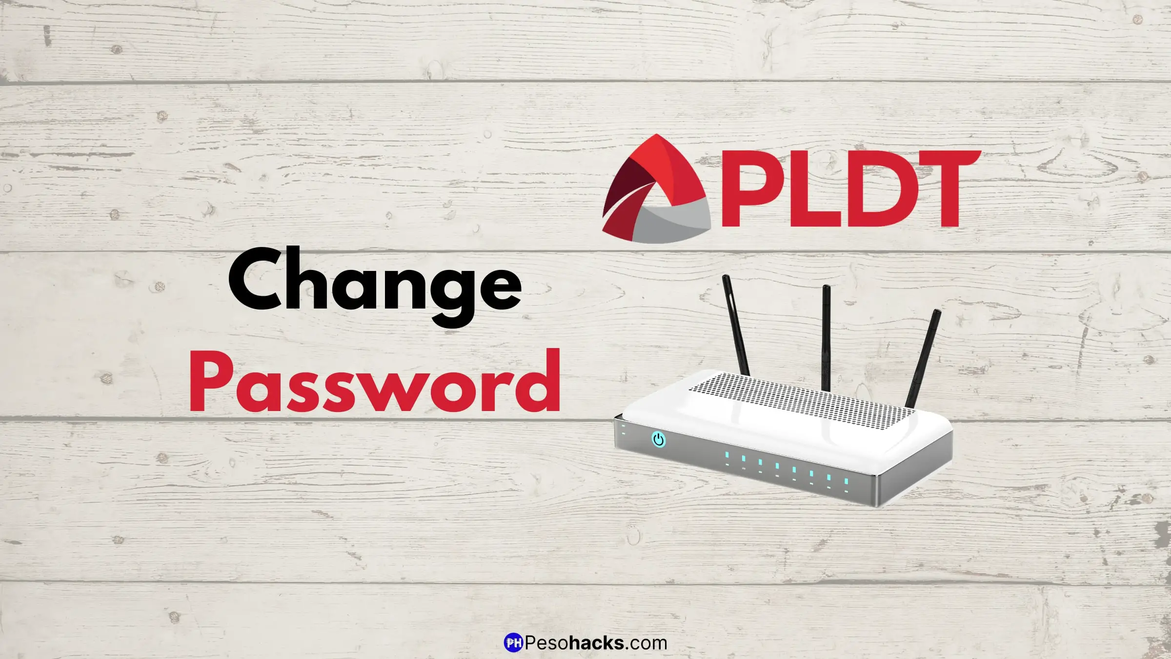 How to change PLDT WIFI password