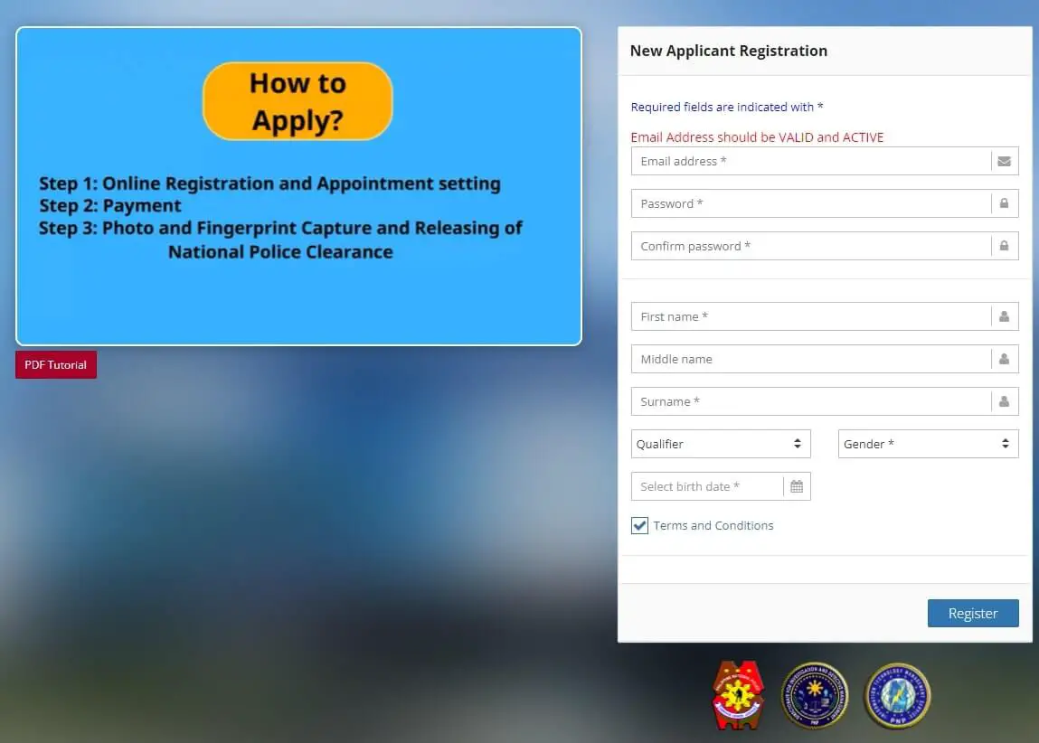 How to get police clearance online 2