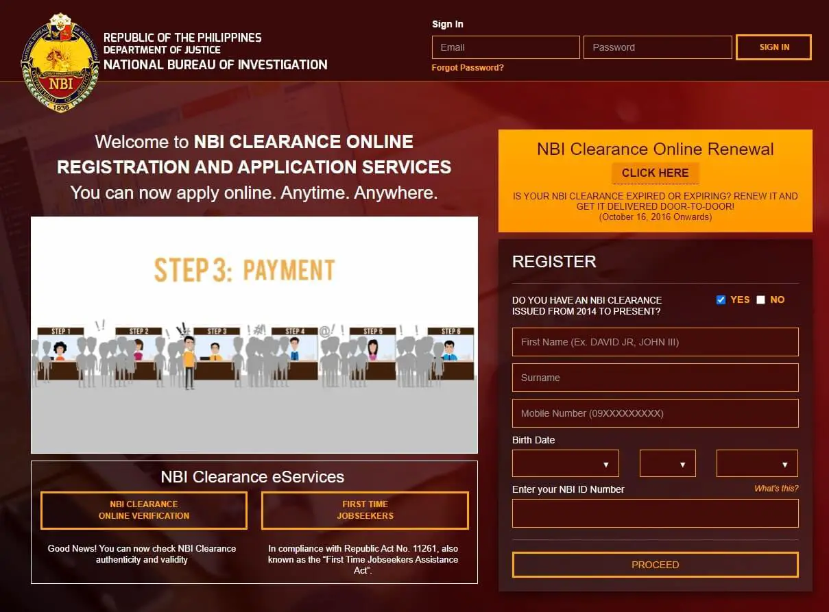 How to apply for NBI clearance online 1