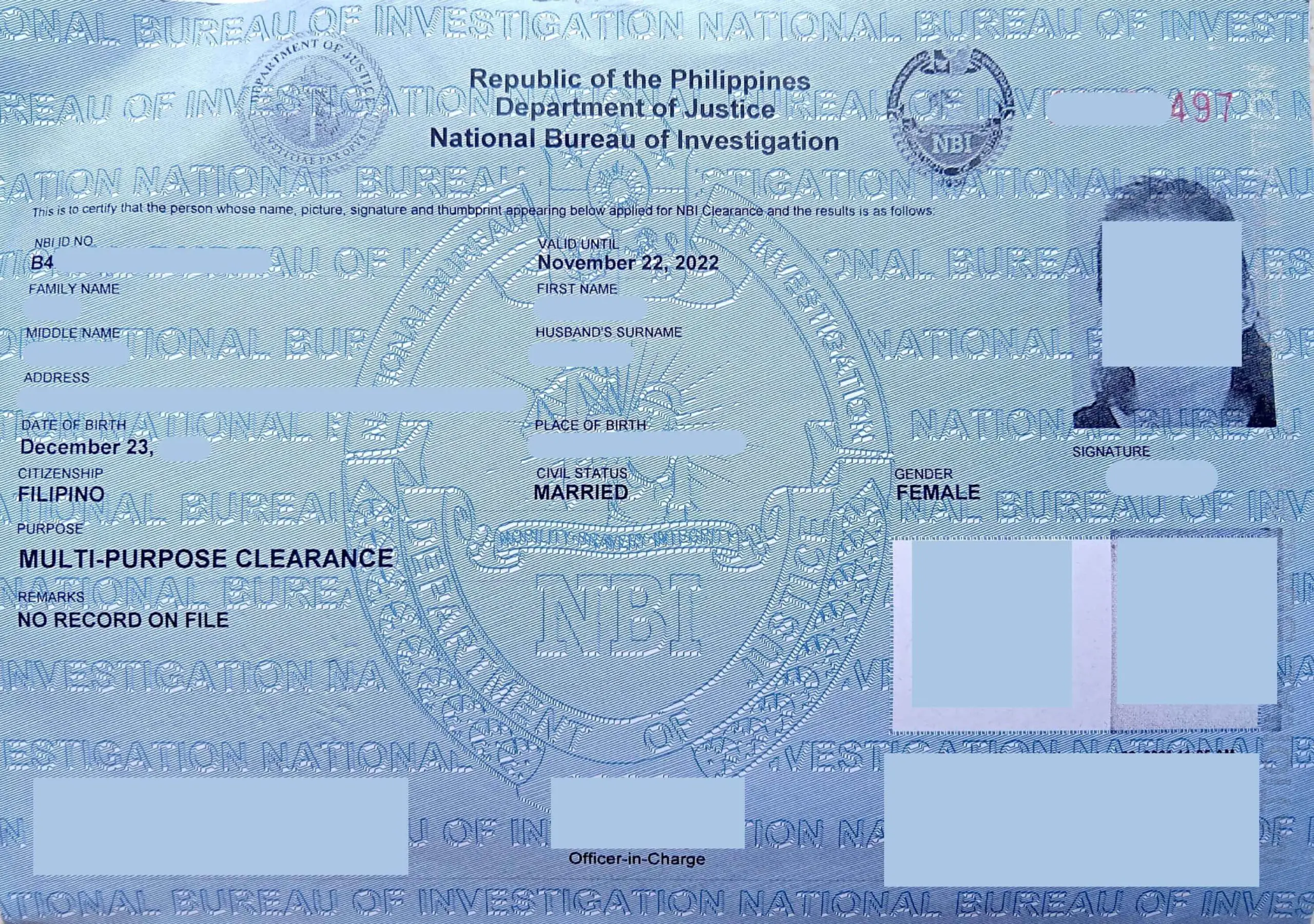What is the NBI clearance
