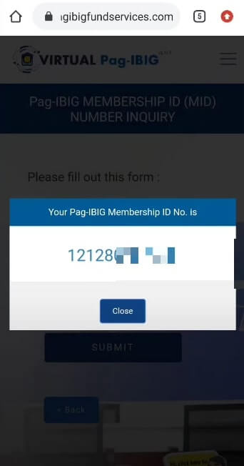 Pag-IBIG MID number verification online